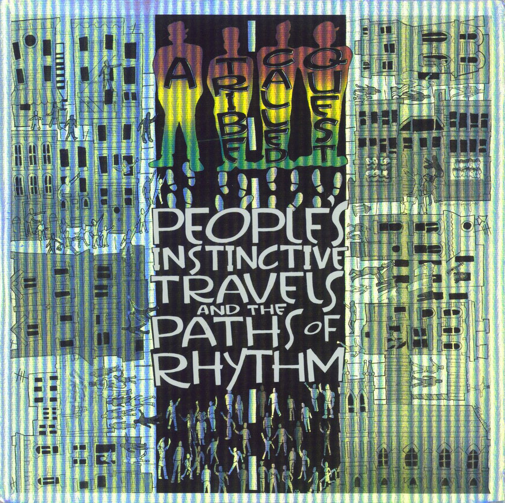 A Tribe Called Quest People's Instinctive Travels And The Paths Of Rhythm UK 2-LP vinyl record set (Double LP Album) 88875172371
