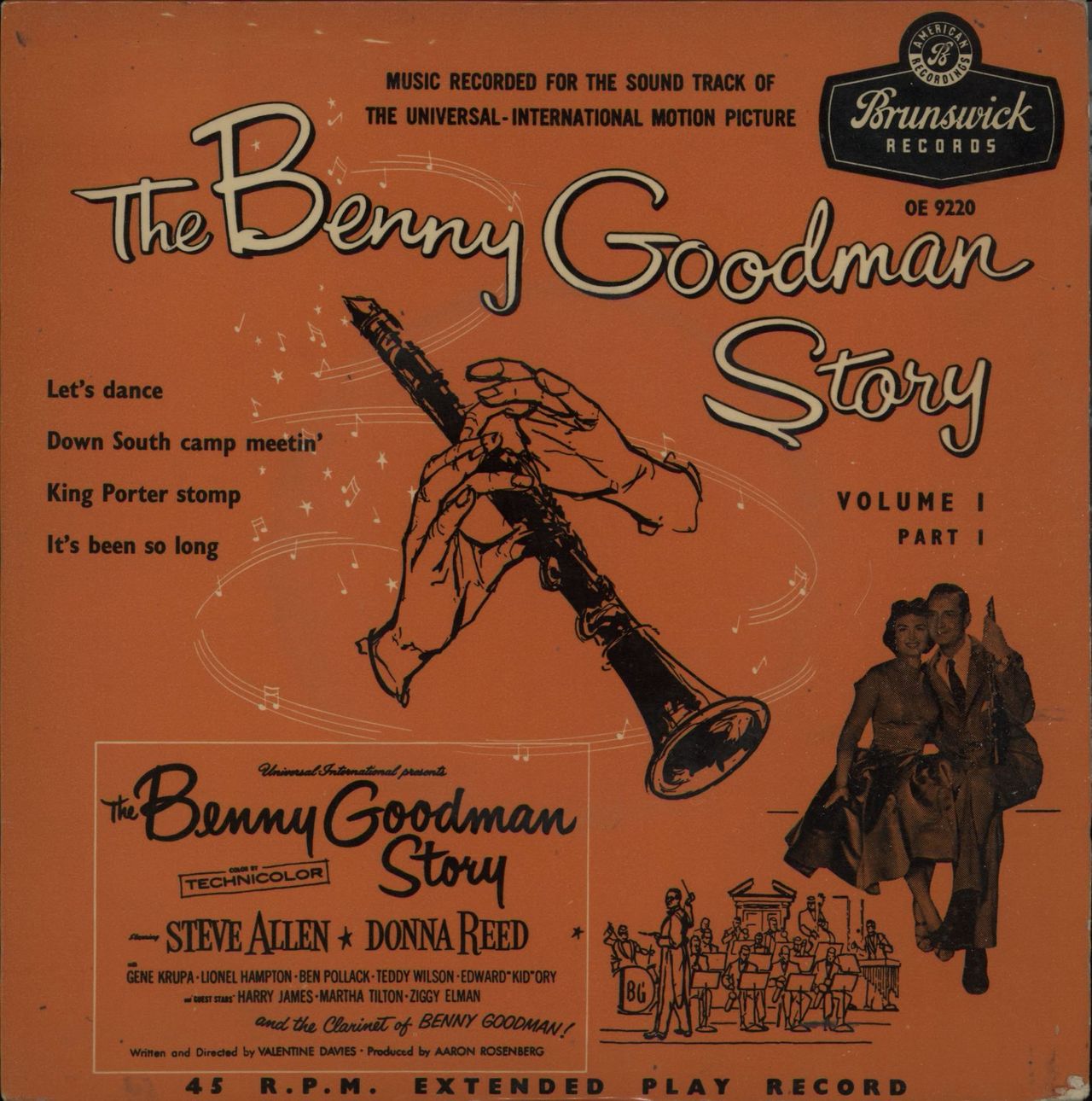 Benny Goodman The Benny Goodman Story Volume 1 Part 1 UK 7