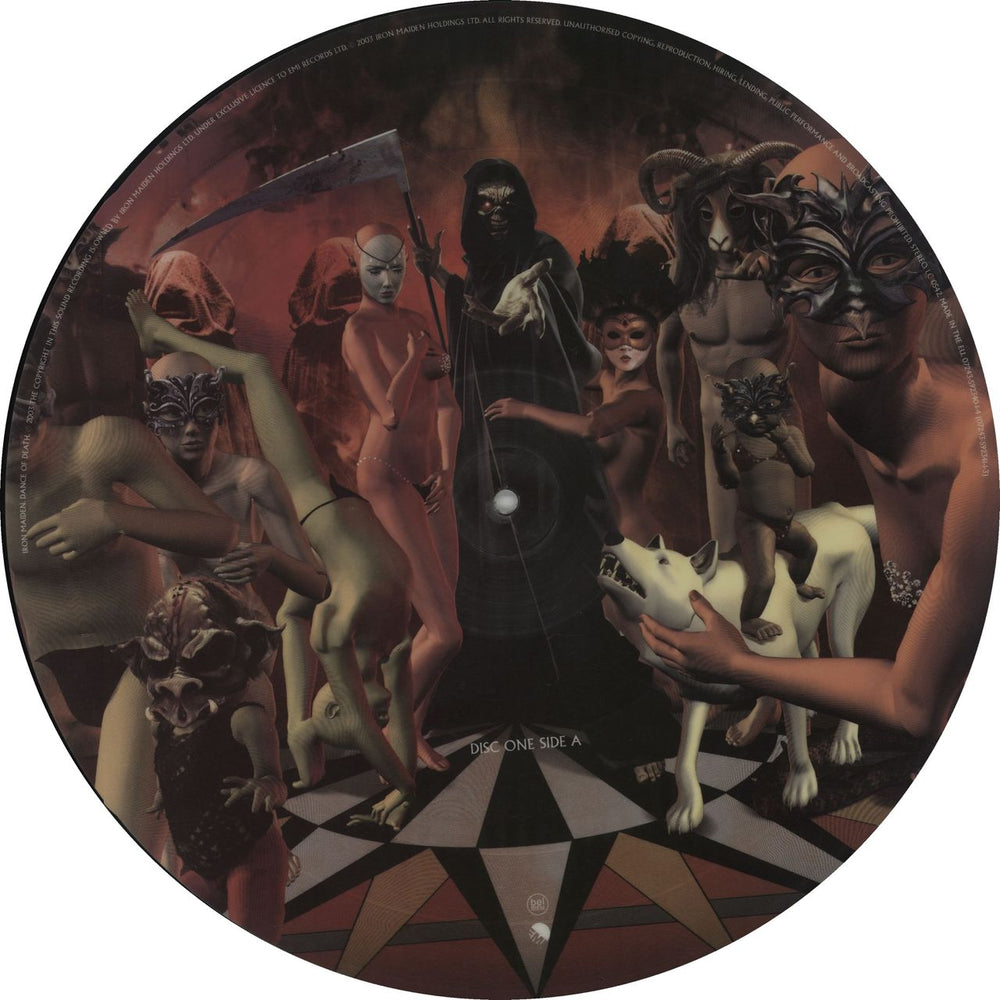 Iron Maiden Dance Of Death UK picture disc LP (vinyl picture disc album) IROPDDA255640