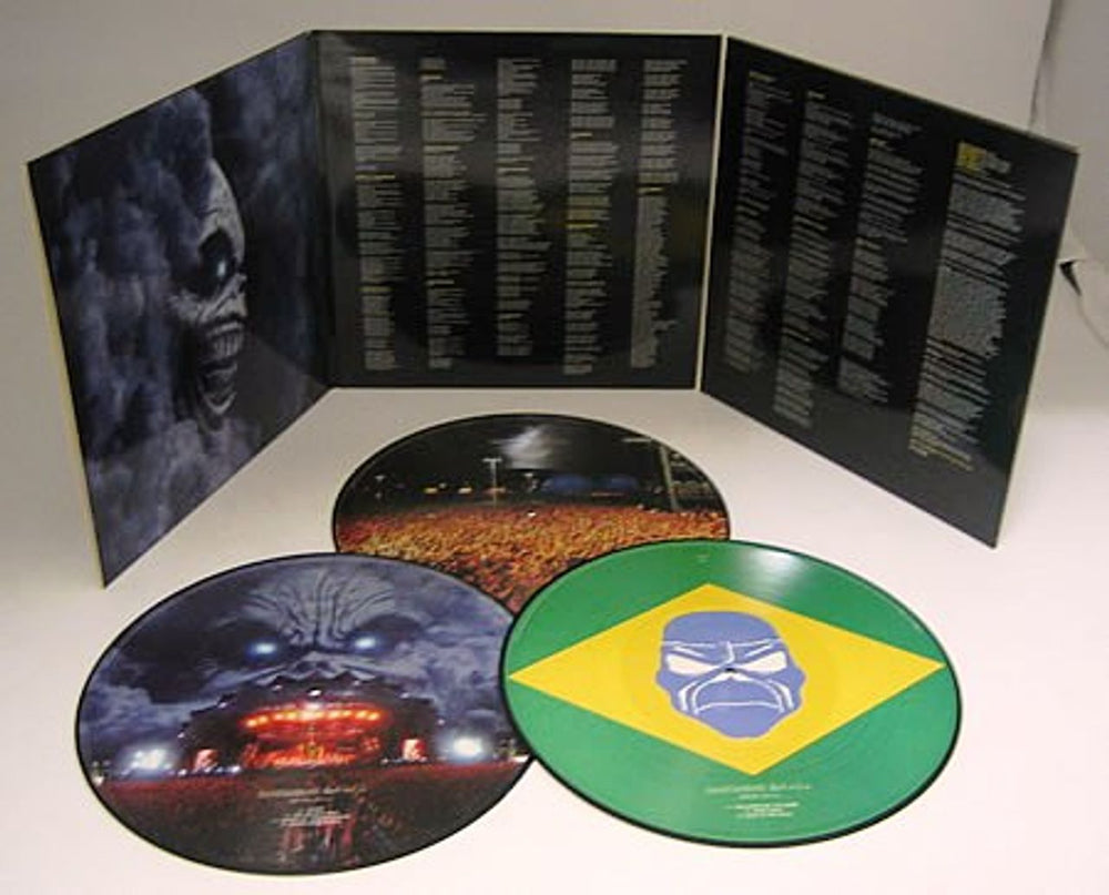 Iron Maiden Rock In Rio UK picture disc LP (vinyl picture disc album) IROPDRO209198