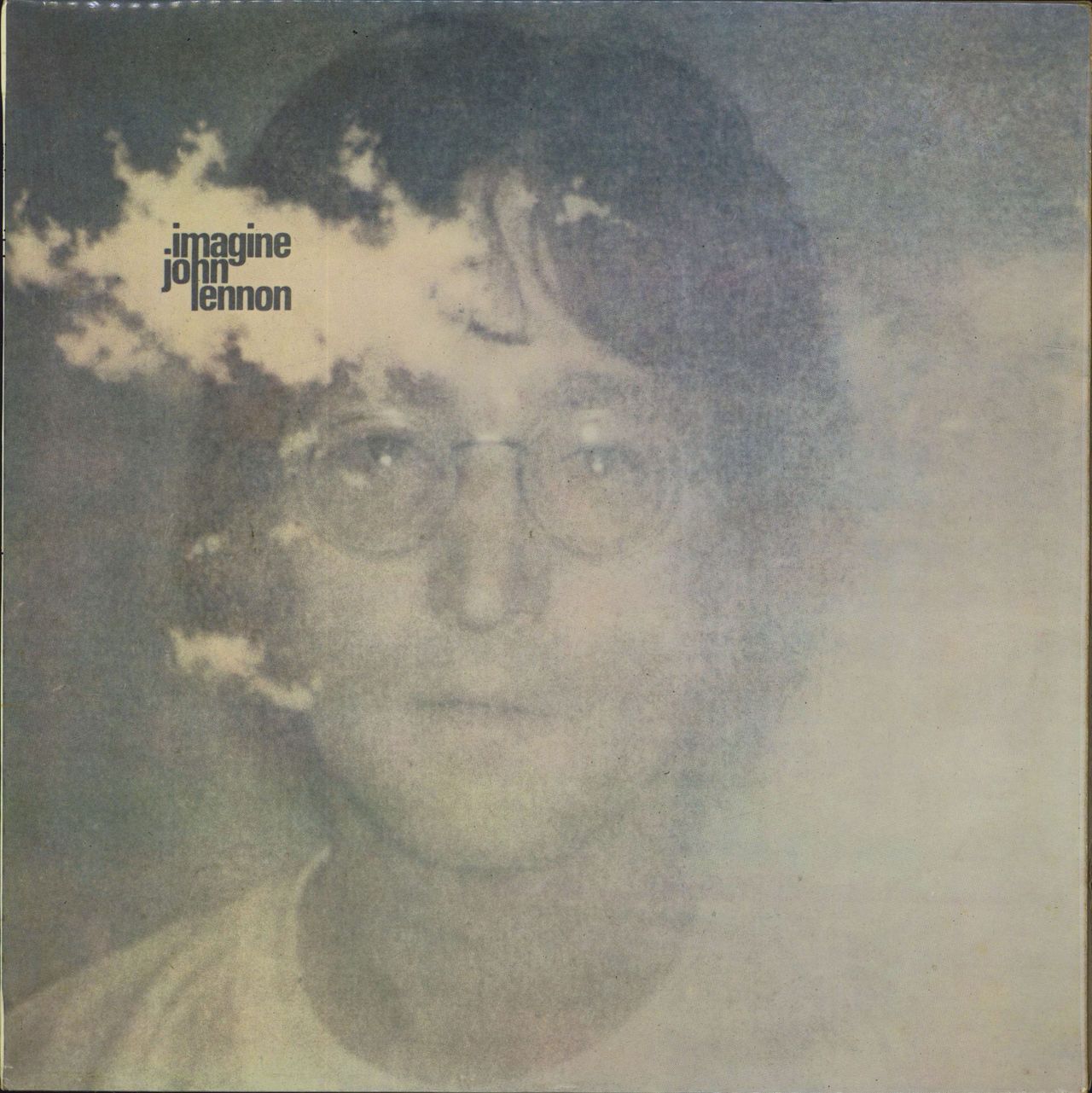 John Lennon Imagine + Poster & Inner - EX UK Vinyl LP — RareVinyl.com