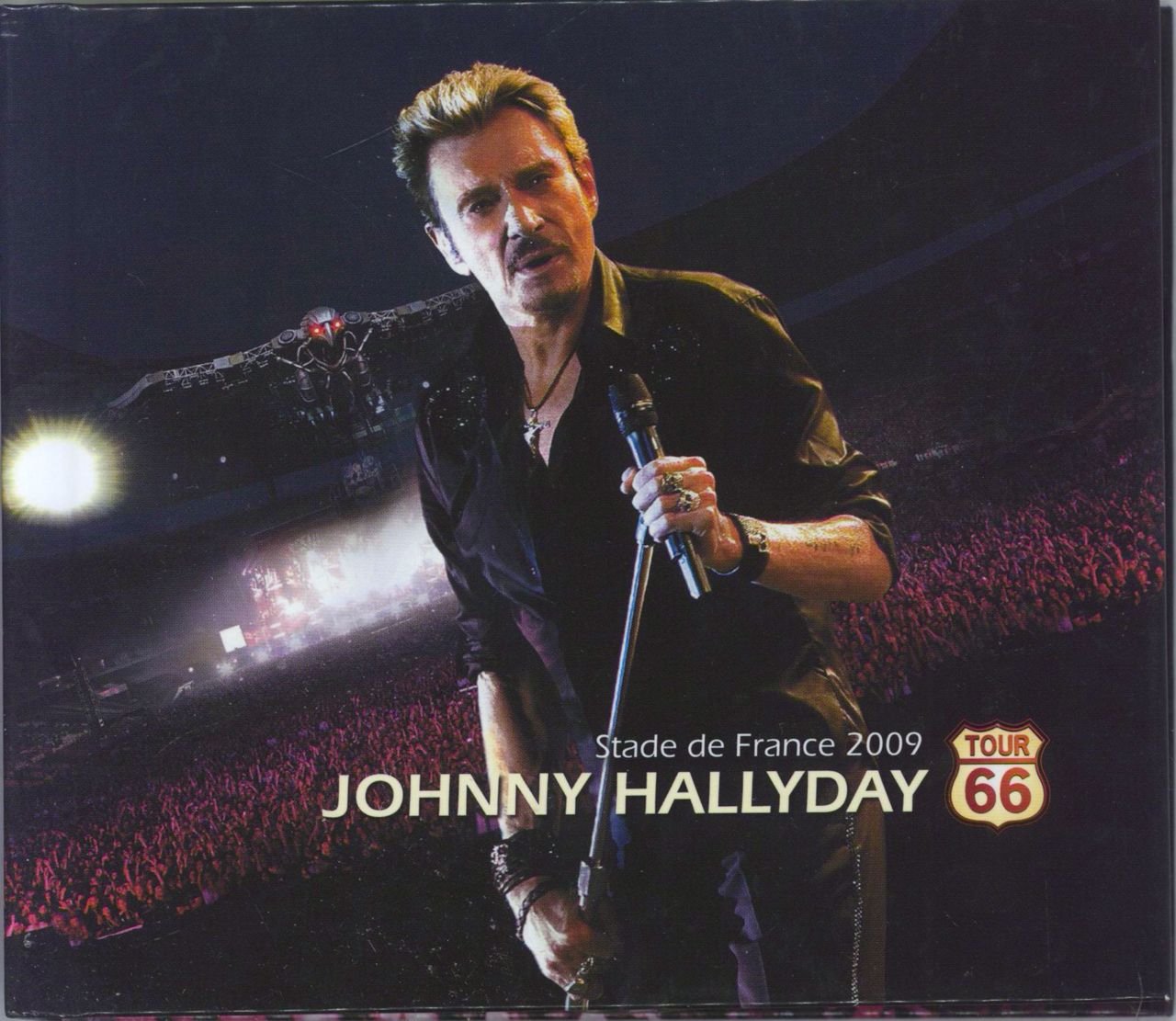 Johnny Hallyday Stade De France 2009 - Tour 66 French 3-CD set