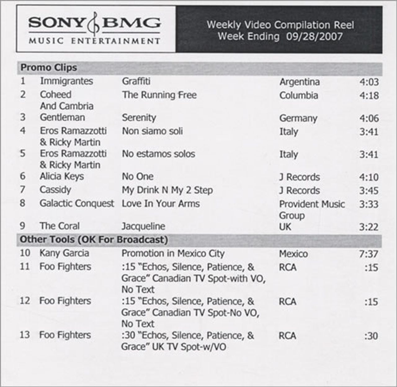 Justin Timberlake - RCA Records