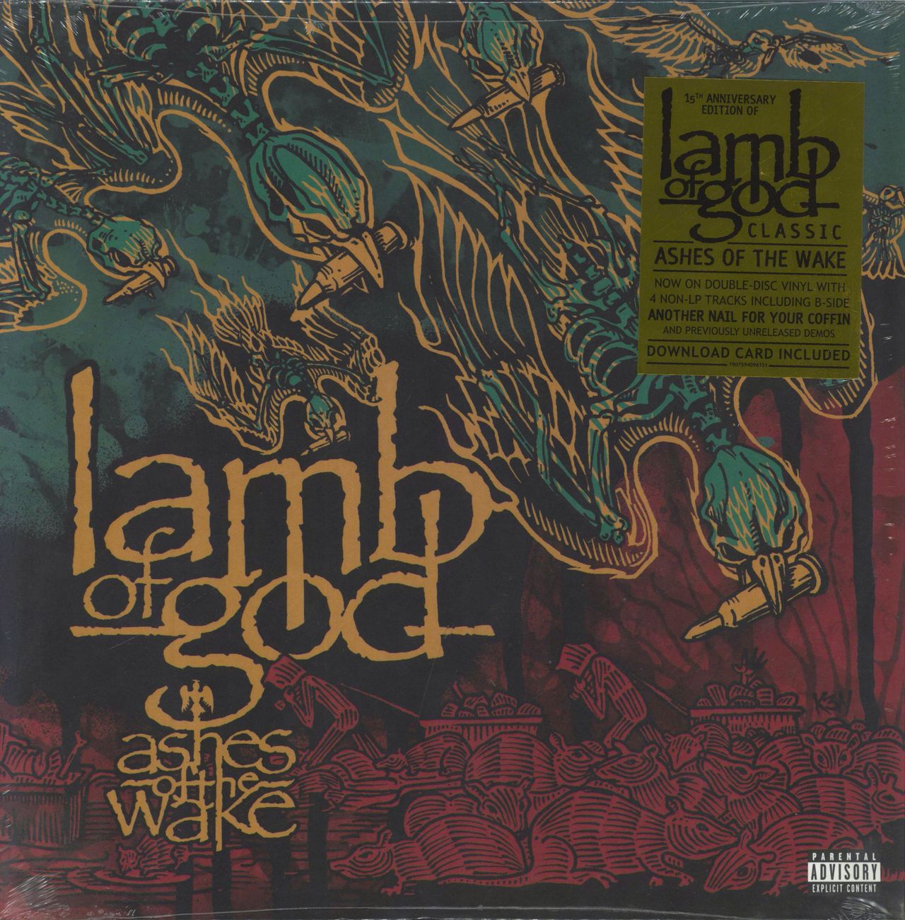 Lamb Of God Ashes Of The Wake UK 2-LP vinyl set — RareVinyl.com