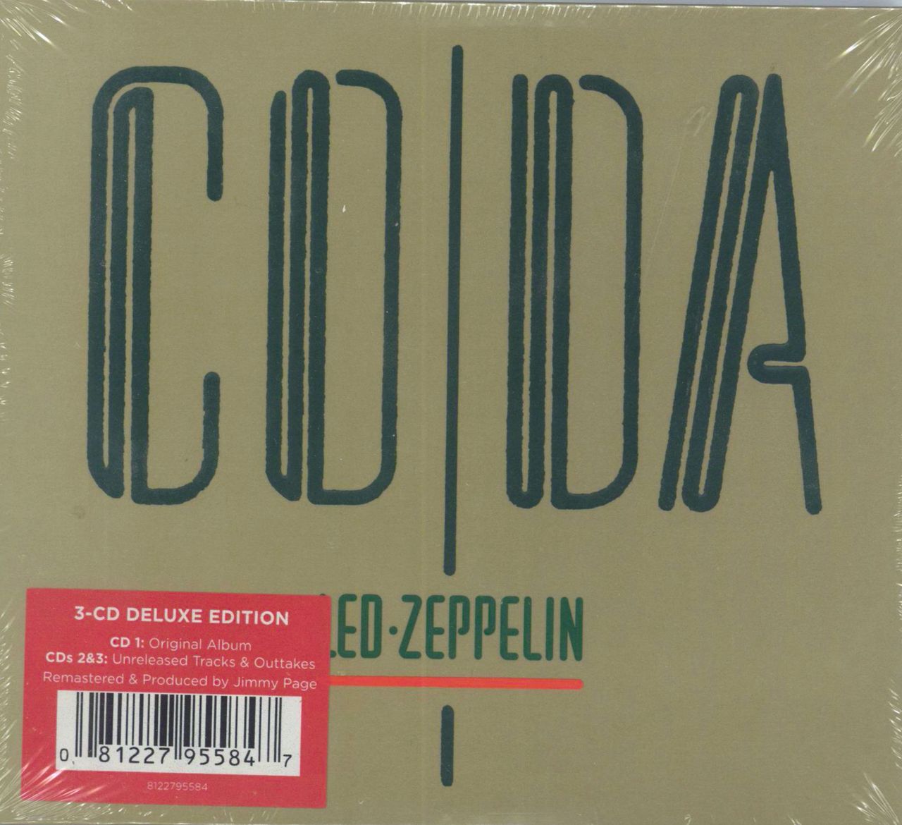 Led Zeppelin Coda: Remastered Deluxe Edition - Sealed UK 3-CD set