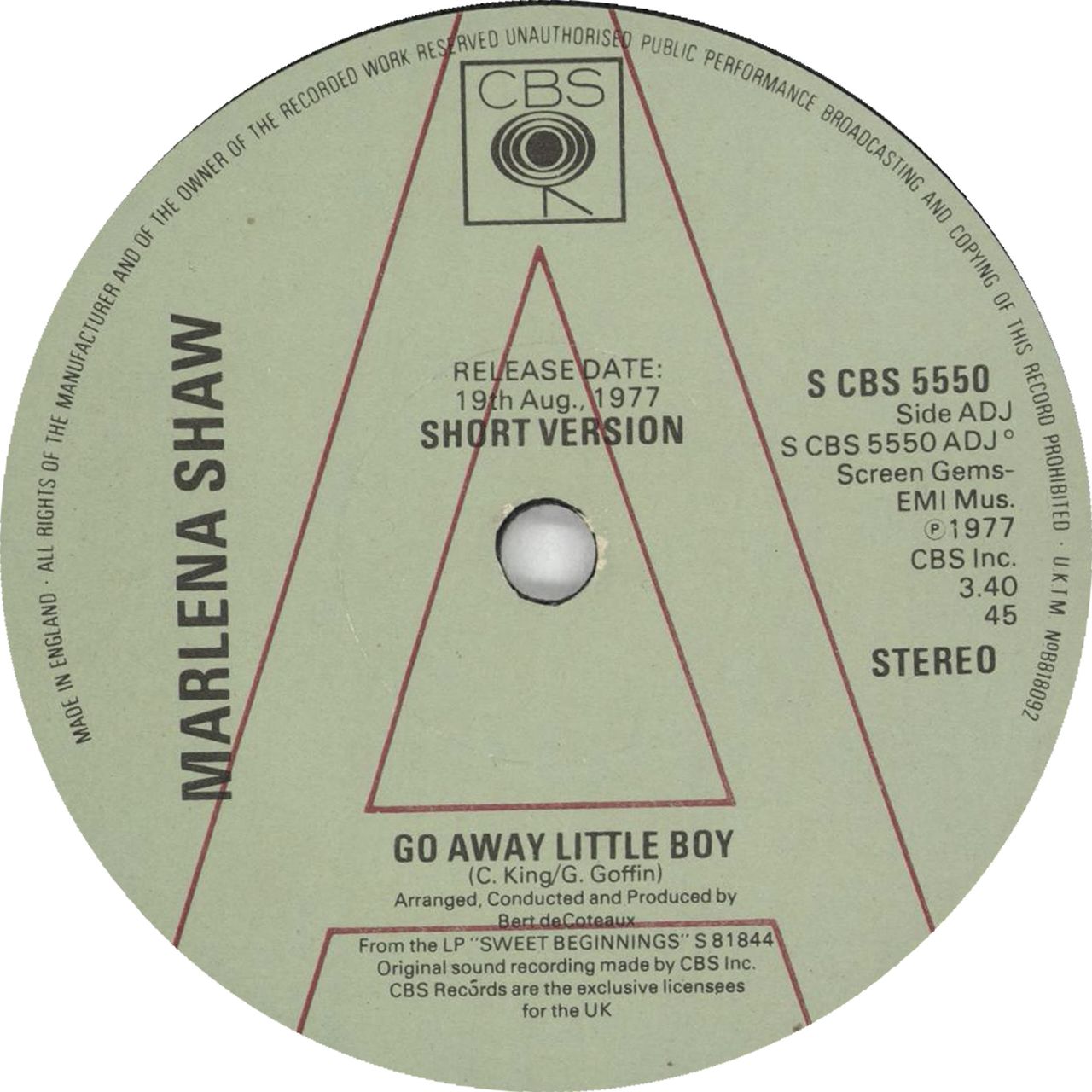 Marlena Shaw Go Away Little Boy - A-Label UK 7