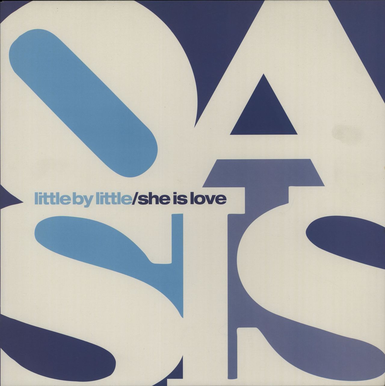 Oasis Little By Little / She Is Love UK 12