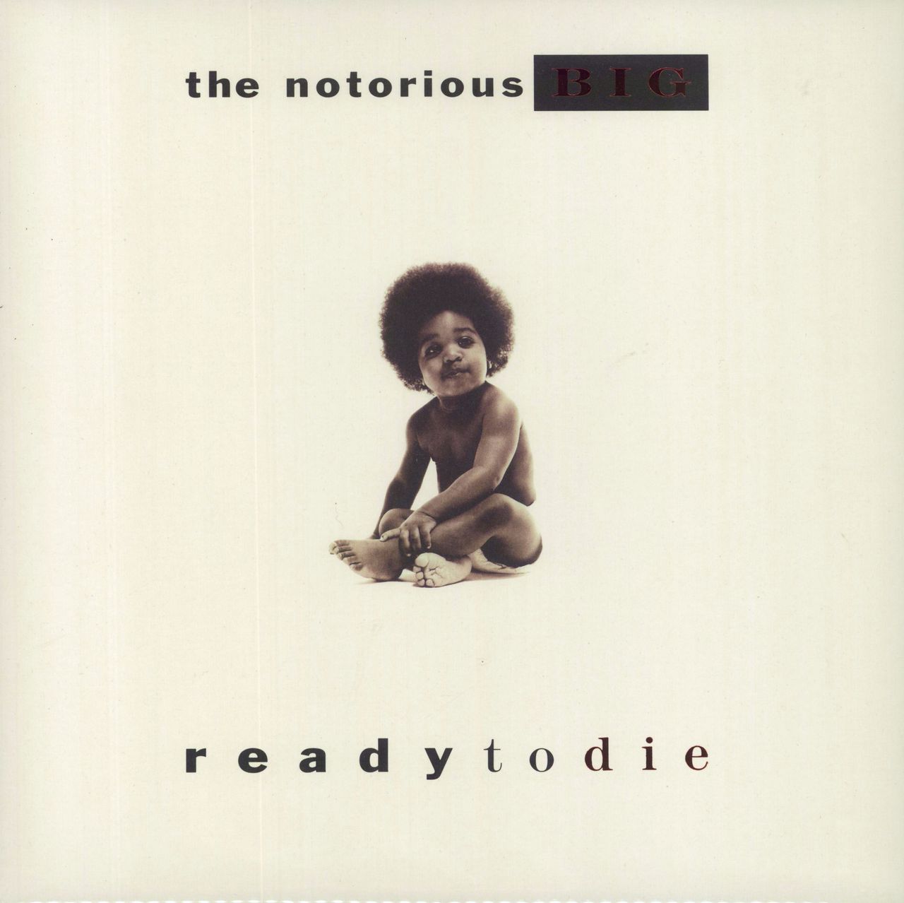 The Notorious B.I.G. Ready To Die - Red & White Black Splatter