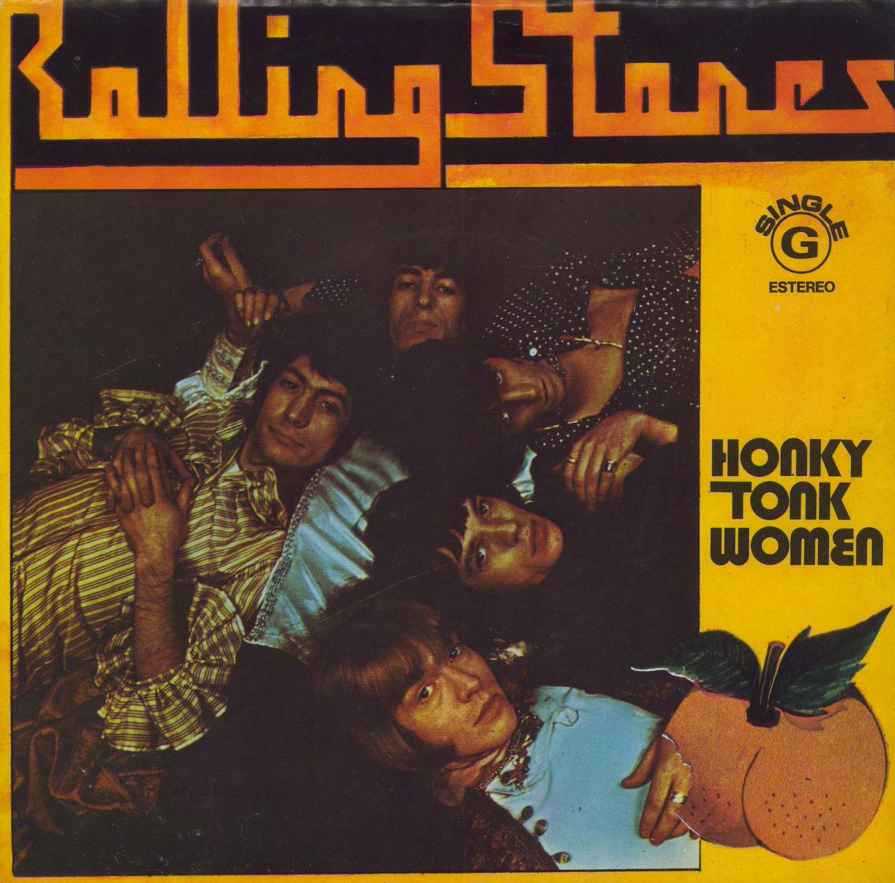 The Rolling Stones Honky Tonk Women Portugese 7 vinyl — RareVinyl.com