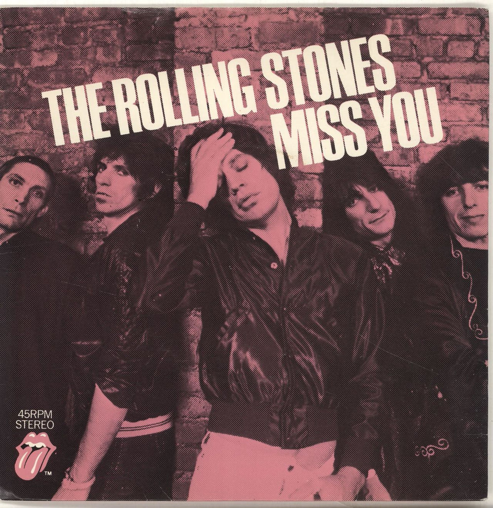 The Rolling Stones Miss You + Sleeve UK 7" vinyl single (7 inch record / 45) EMI2802