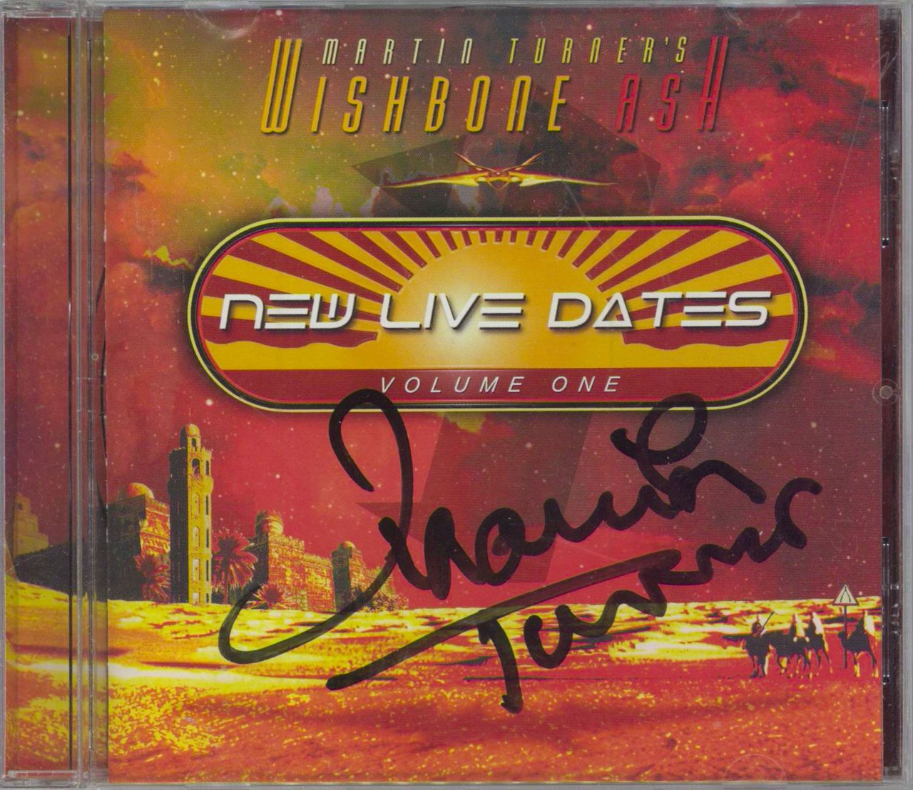 Wishbone Ash New Live Dates - Volumes One & Two - Autographed UK 2