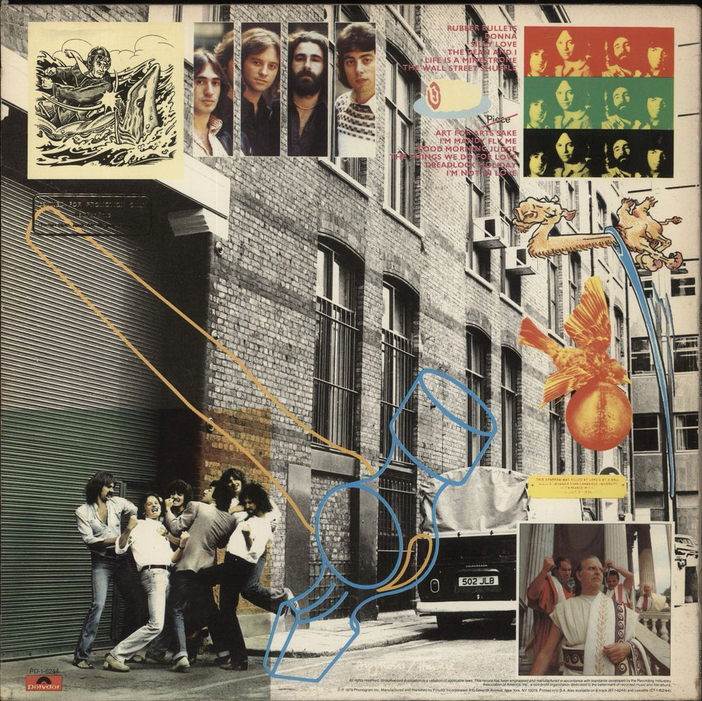 10cc Greatest Hits 1972-1978 - Gold stamp US Promo vinyl LP album (LP record)