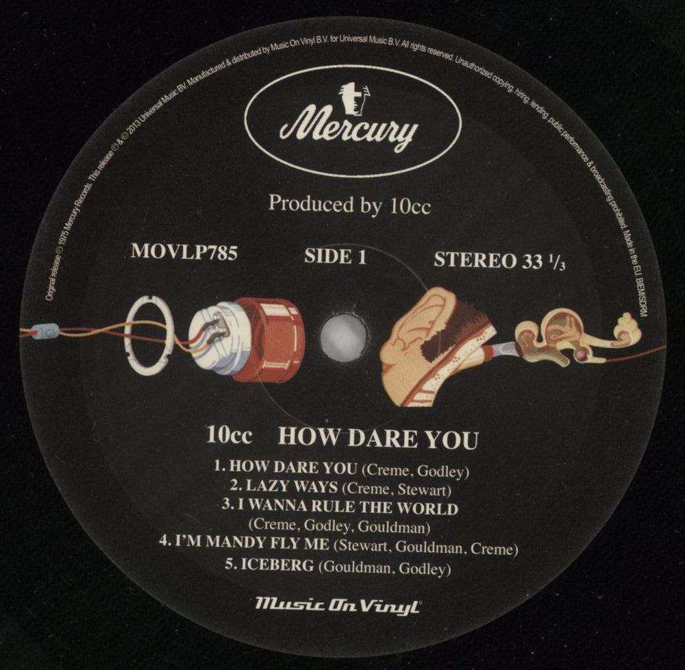 10cc How Dare You! - 180gm Vinyl UK vinyl LP album (LP record) 10CLPHO744515