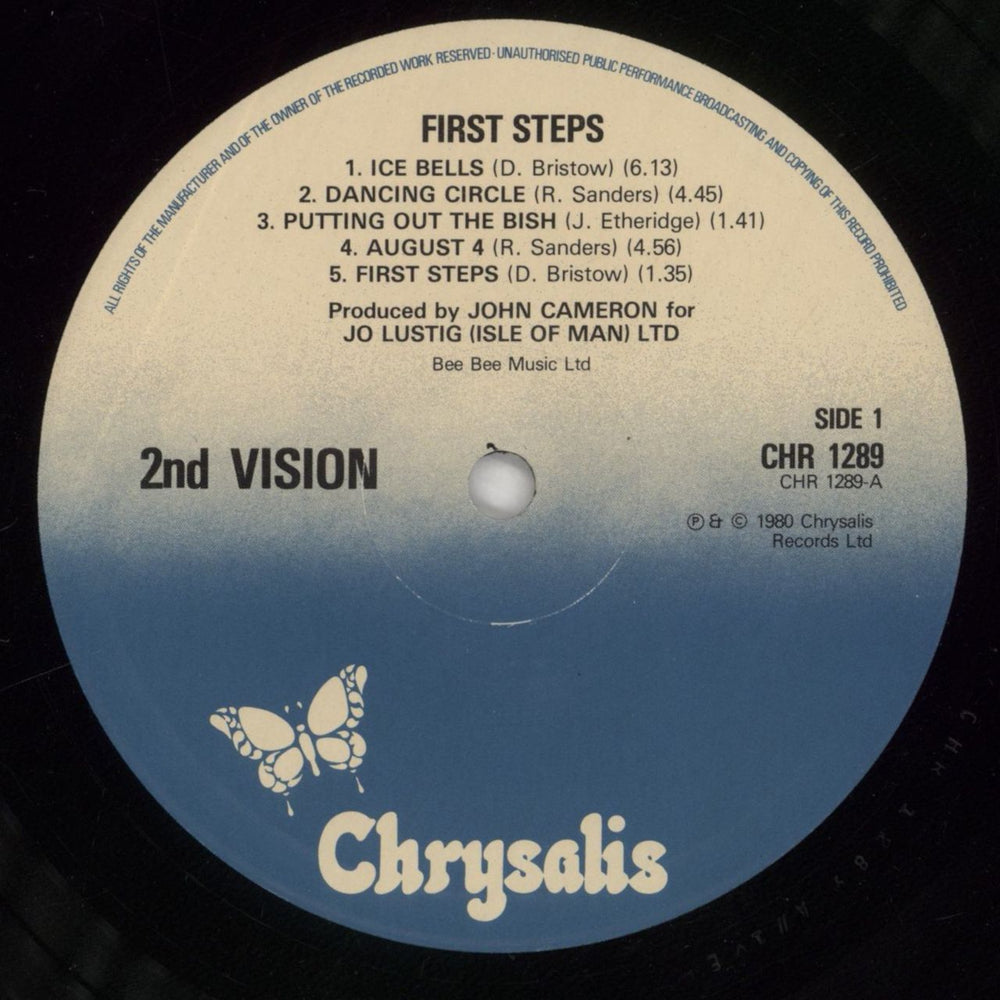 2nd Vision First Steps UK vinyl LP album (LP record) 2NELPFI602868