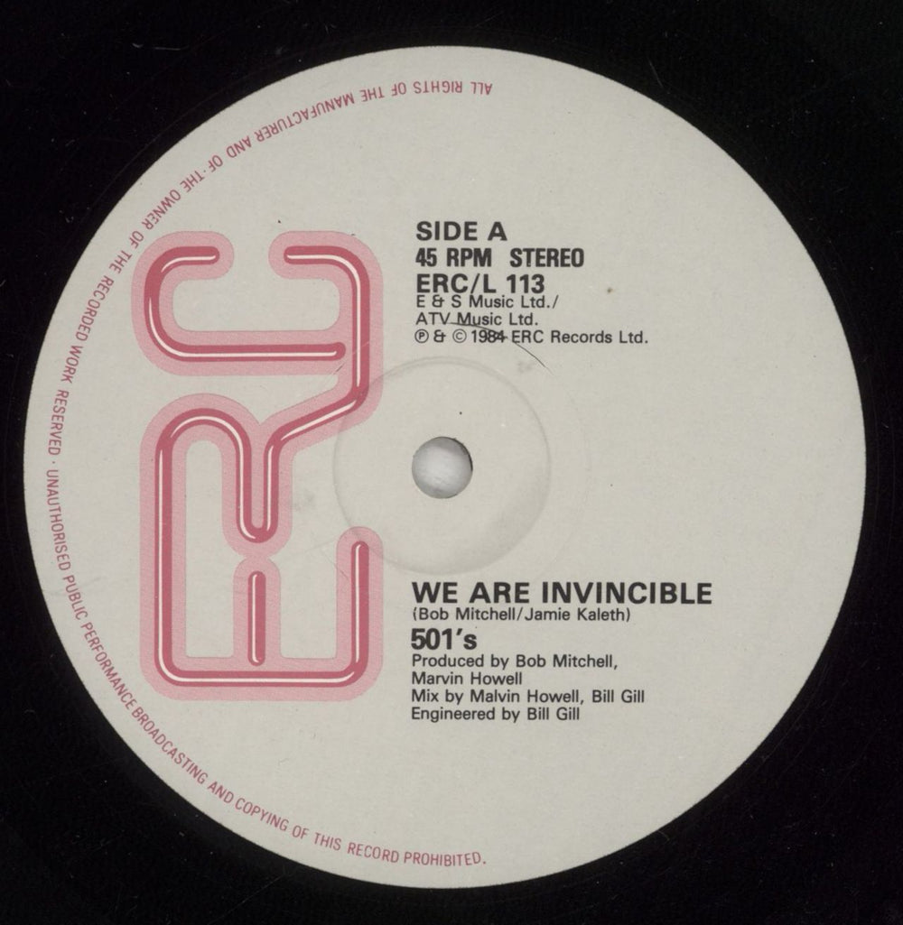 501'S We Are Invincible UK 12" vinyl single (12 inch record / Maxi-single) 96812WE878681