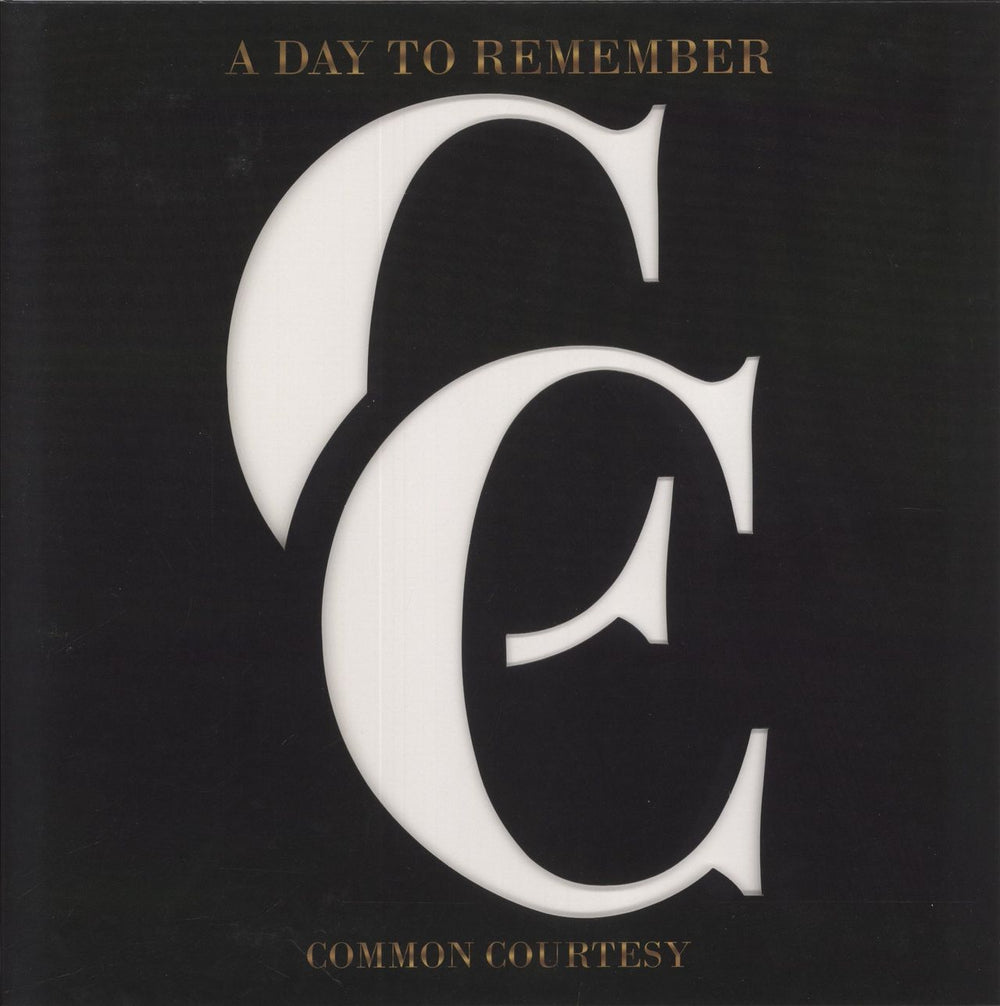 A Day To Remember Common Courtesy - Green / Black Marble Vinyl UK 2-LP vinyl record set (Double LP Album) ADTR009