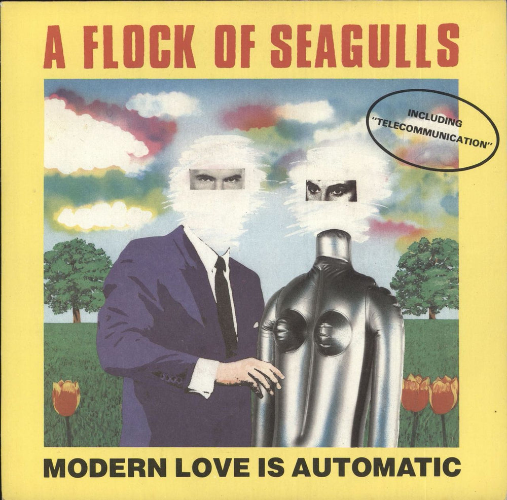 A Flock Of Seagulls Modern Love Is Automatic UK 7" vinyl single (7 inch record / 45) JIVE12