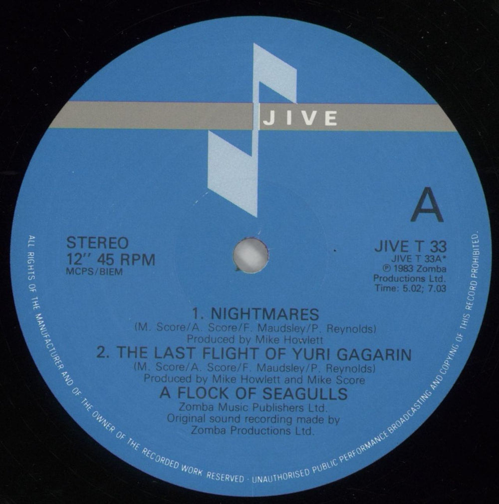 A Flock Of Seagulls Nightmares UK 12" vinyl single (12 inch record / Maxi-single) FLK12NI59575