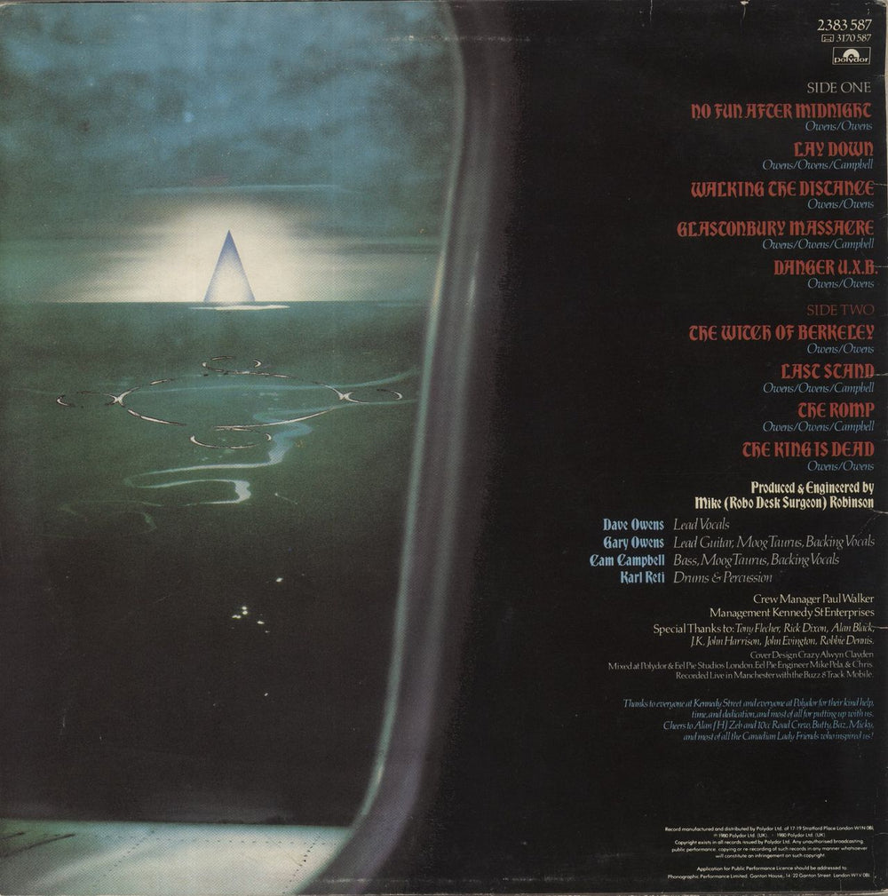 A II Z The Witch Of Berkeley - Live - VG UK vinyl LP album (LP record)