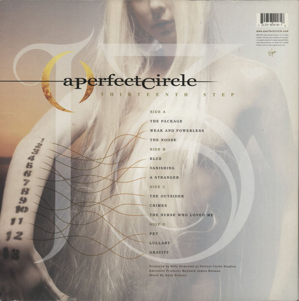 A Perfect Circle Thirteenth Step - EX UK 2-LP vinyl record set (Double LP Album) 724358091816