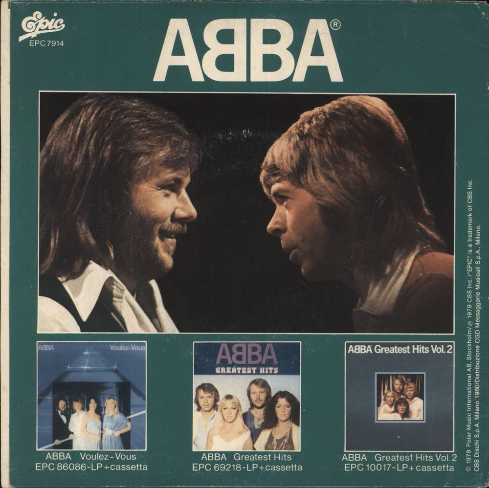 Abba Gimme! Gimme! Gimme! Italian 7" vinyl single (7 inch record / 45)