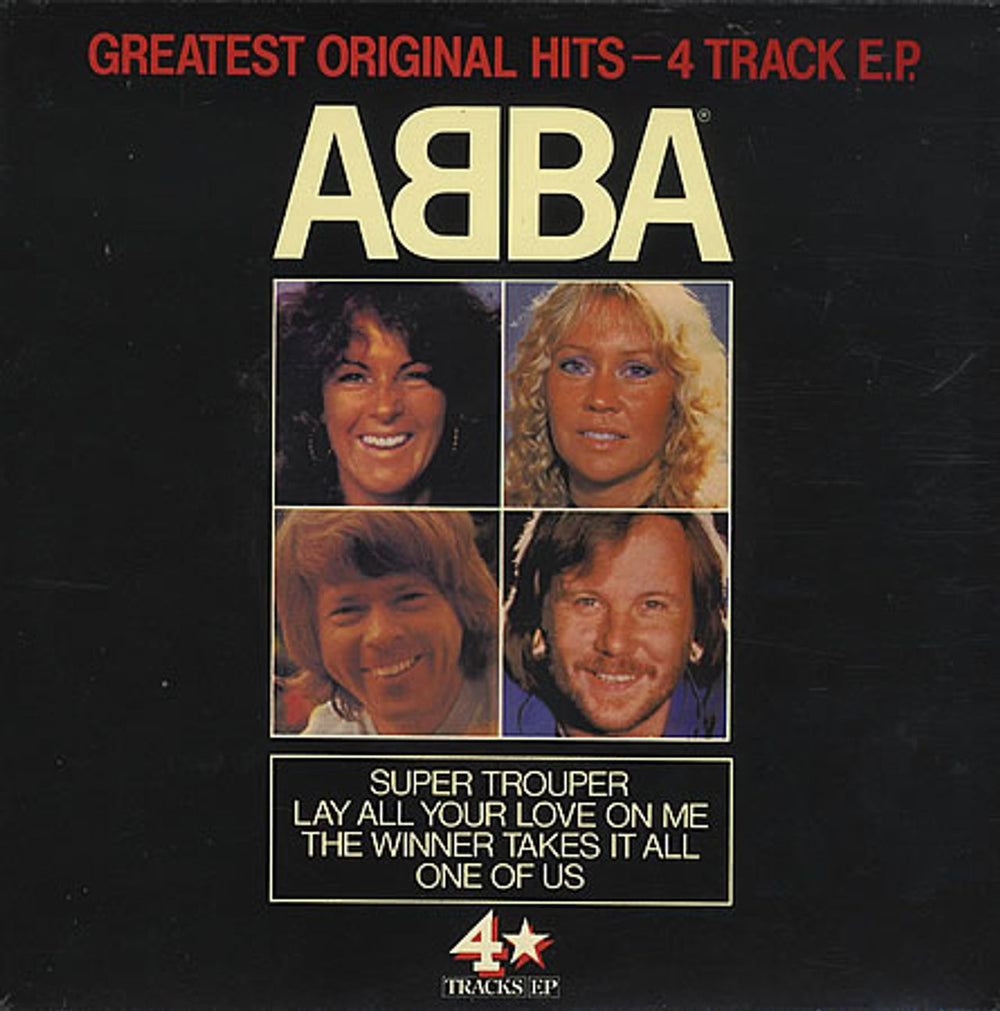 Abba Greatest Original Hits EP - Mint UK 7" vinyl single (7 inch record / 45) A2618