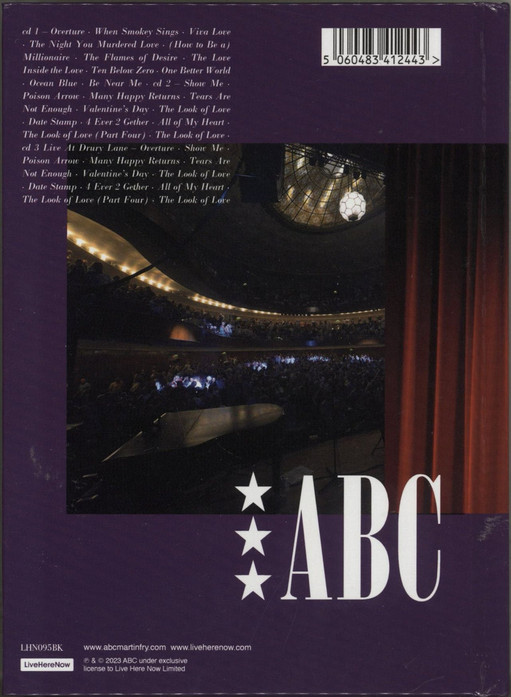 ABC The Lexicon Of Love Live UK 3-CD album set (Triple CD) 5060483412443