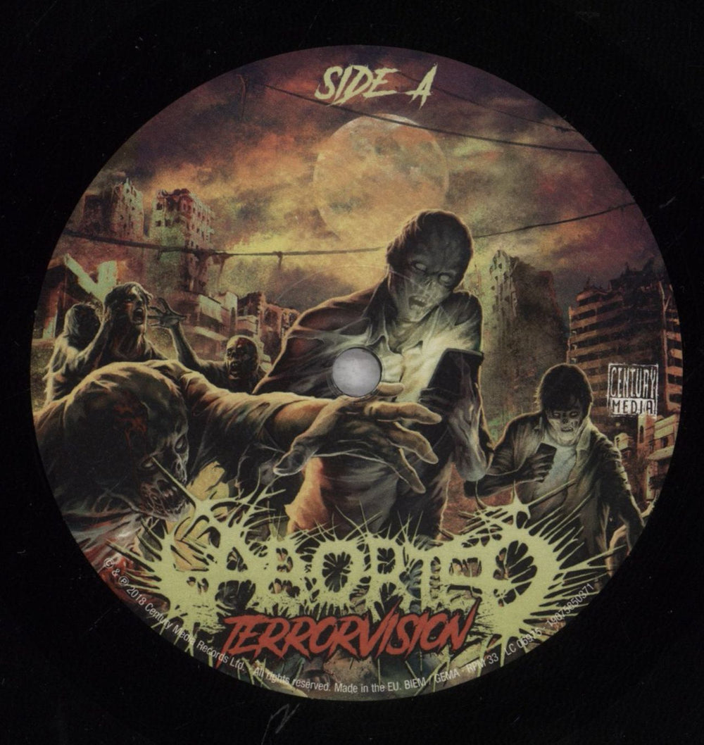 Aborted Terrorvision - 180gm + CD UK vinyl LP album (LP record) 6PZLPTE841227