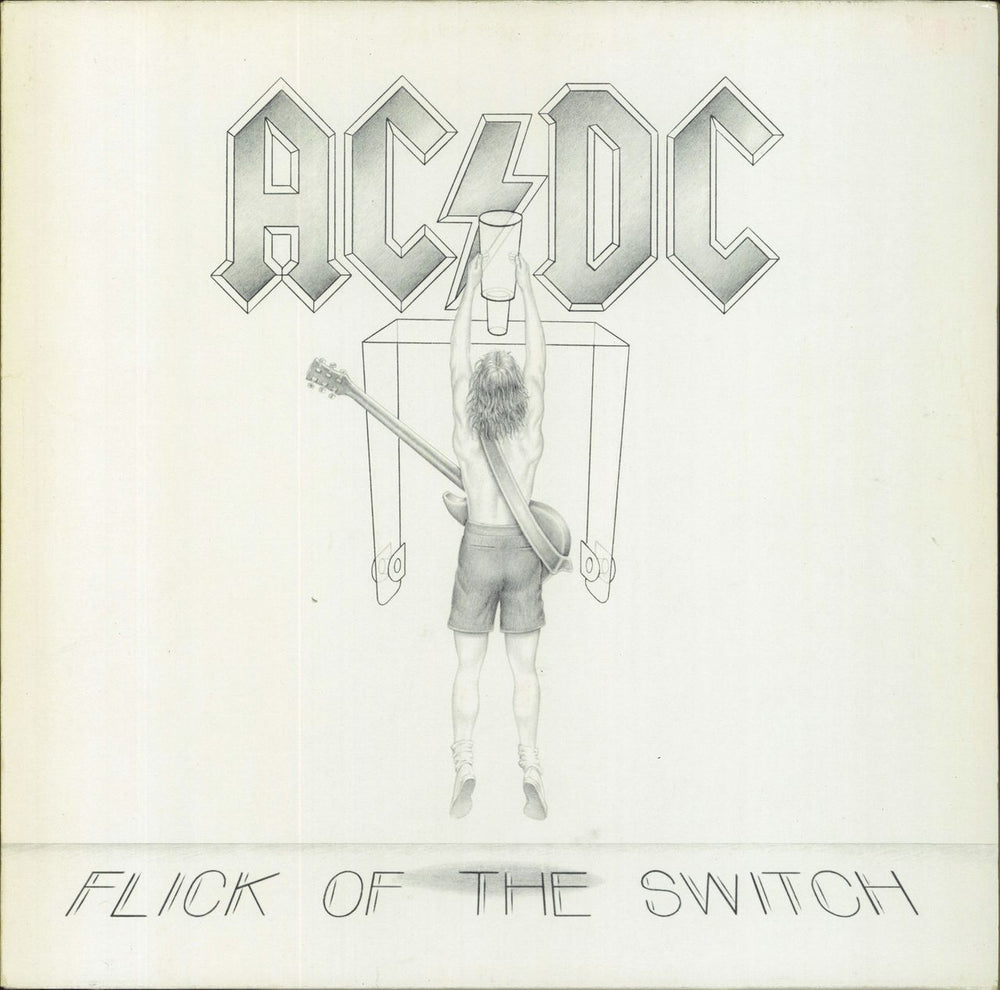 AC/DC Flick Of The Switch - EX German vinyl LP album (LP record) 78-0100-1
