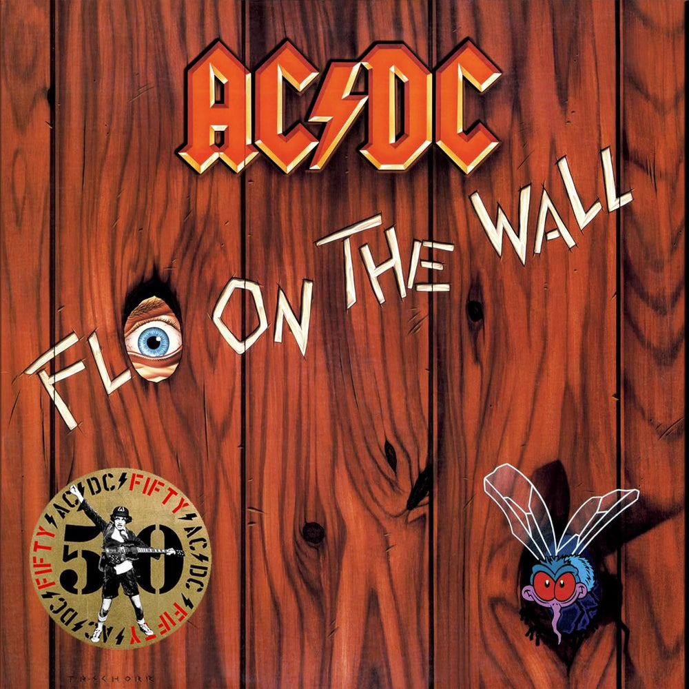 AC/DC Fly On The Wall - Gold Vinyl 50th Anniversary Edition - Sealed UK vinyl LP album (LP record) ACDLPFL847392