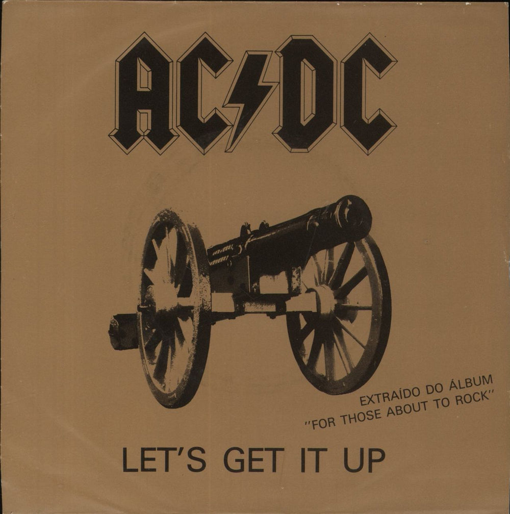 AC/DC Let's Get It Up Portugese 7" vinyl single (7 inch record / 45) ATL11704