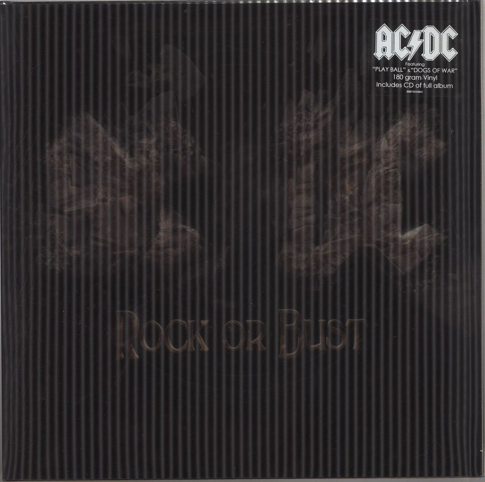 AC/DC Rock Or Bust - 180Gram - Lenticular - Sealed UK vinyl LP album (LP record) 88875034841