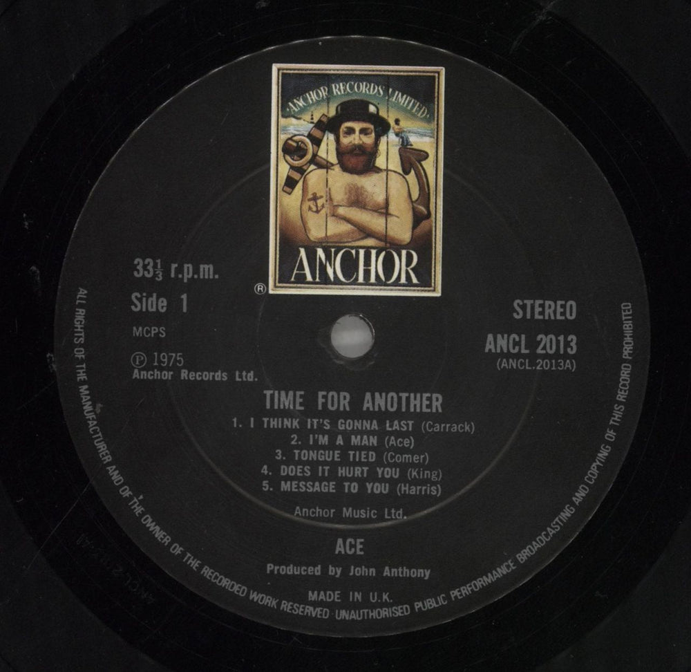 Ace Time For Another - 2nd UK vinyl LP album (LP record) A.ELPTI778073