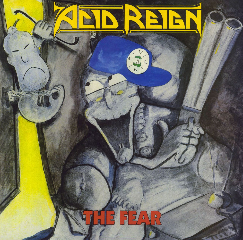 Acid Reign The Fear UK vinyl LP album (LP record) FLAG31