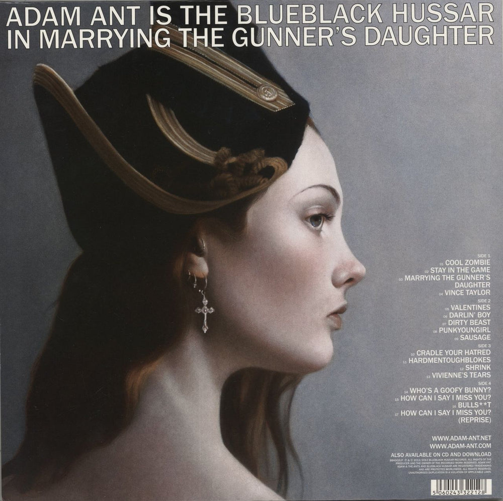 Adam Ant Adam Ant Is The Blueblack Hussar In Marrying The Gunner's Daughter UK vinyl LP album (LP record) 5060243322128