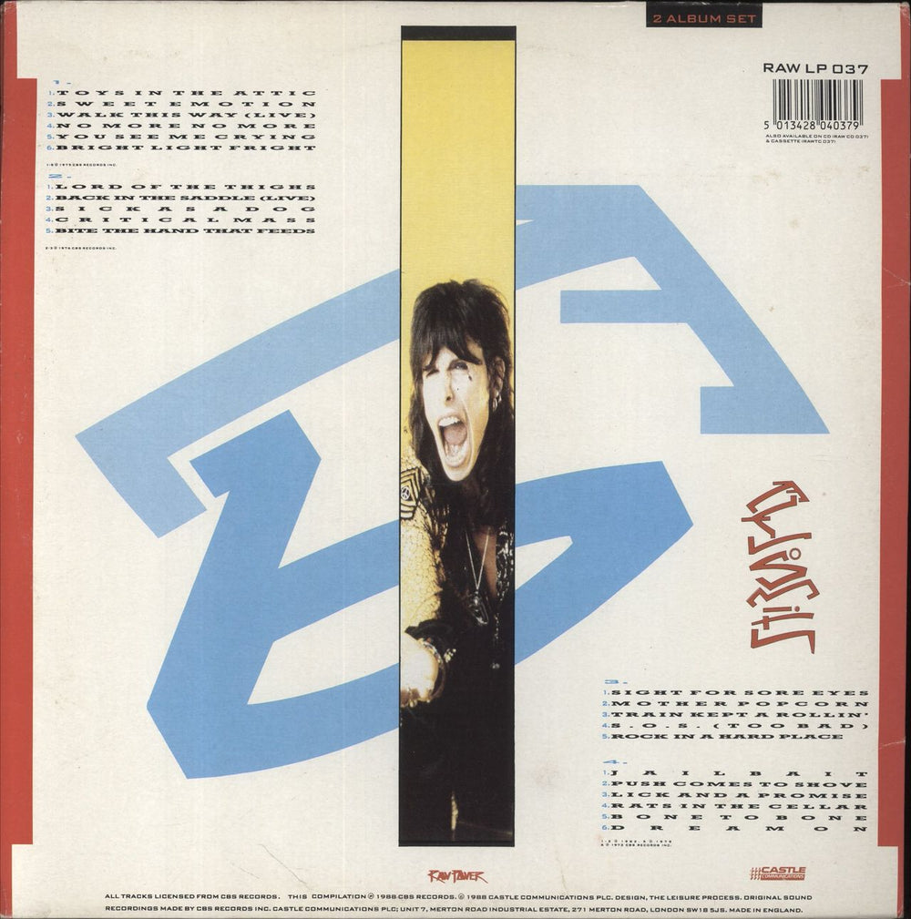 Aerosmith Aerosmith Anthology UK 2-LP vinyl record set (Double LP Album) 606949311926