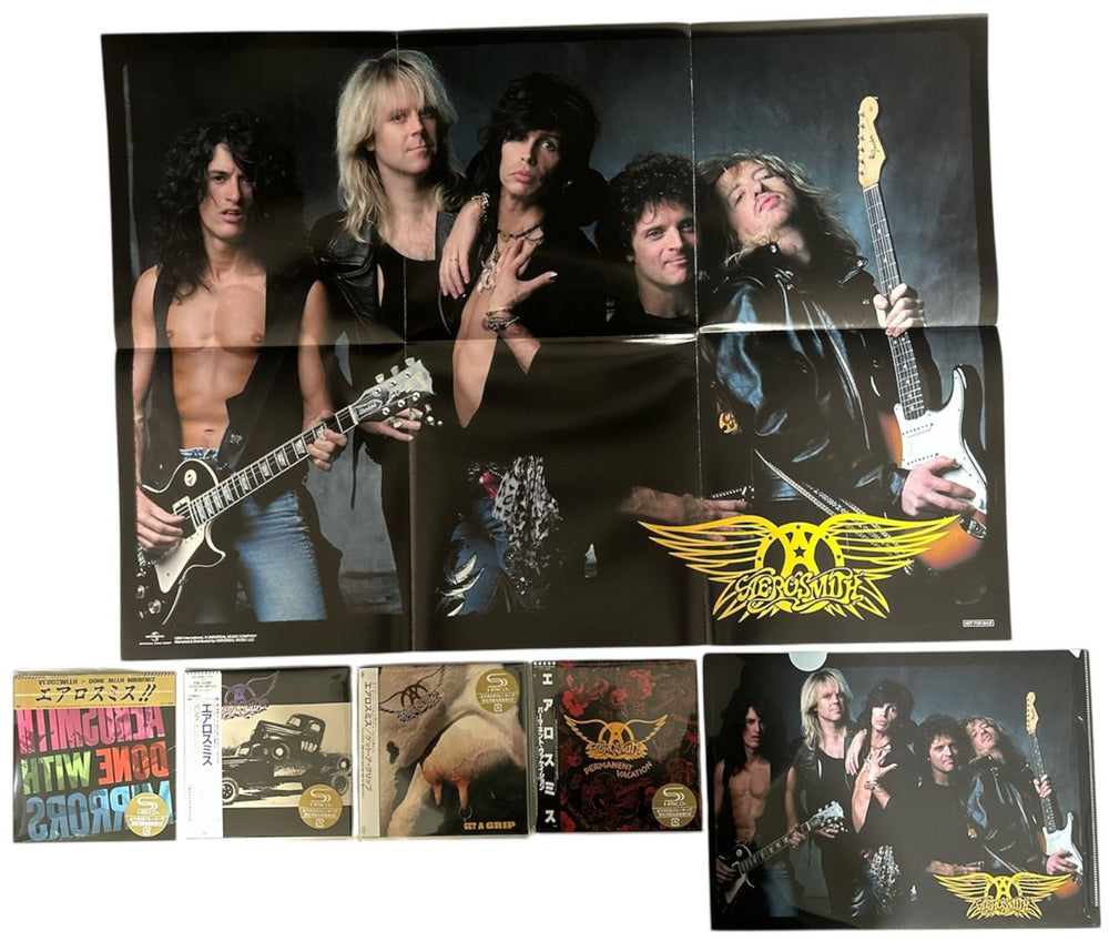 Aerosmith Geffen Years 1985-1993 | SHM-CD Japanese 4-Album Bundle Japanese SHM CD UICY-80546~49