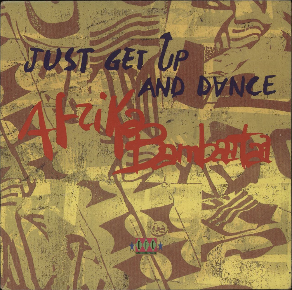 Afrika Bambaataa Just Get Up And Dance US 12" vinyl single (12 inch record / Maxi-single) V-56225