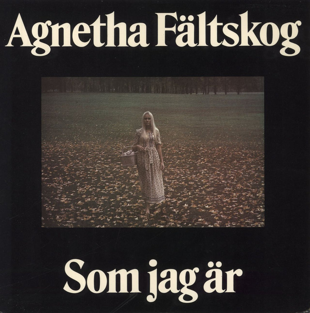 Agnetha Fältskog Som Jag Ar Swedish vinyl LP album (LP record) CLPL1016