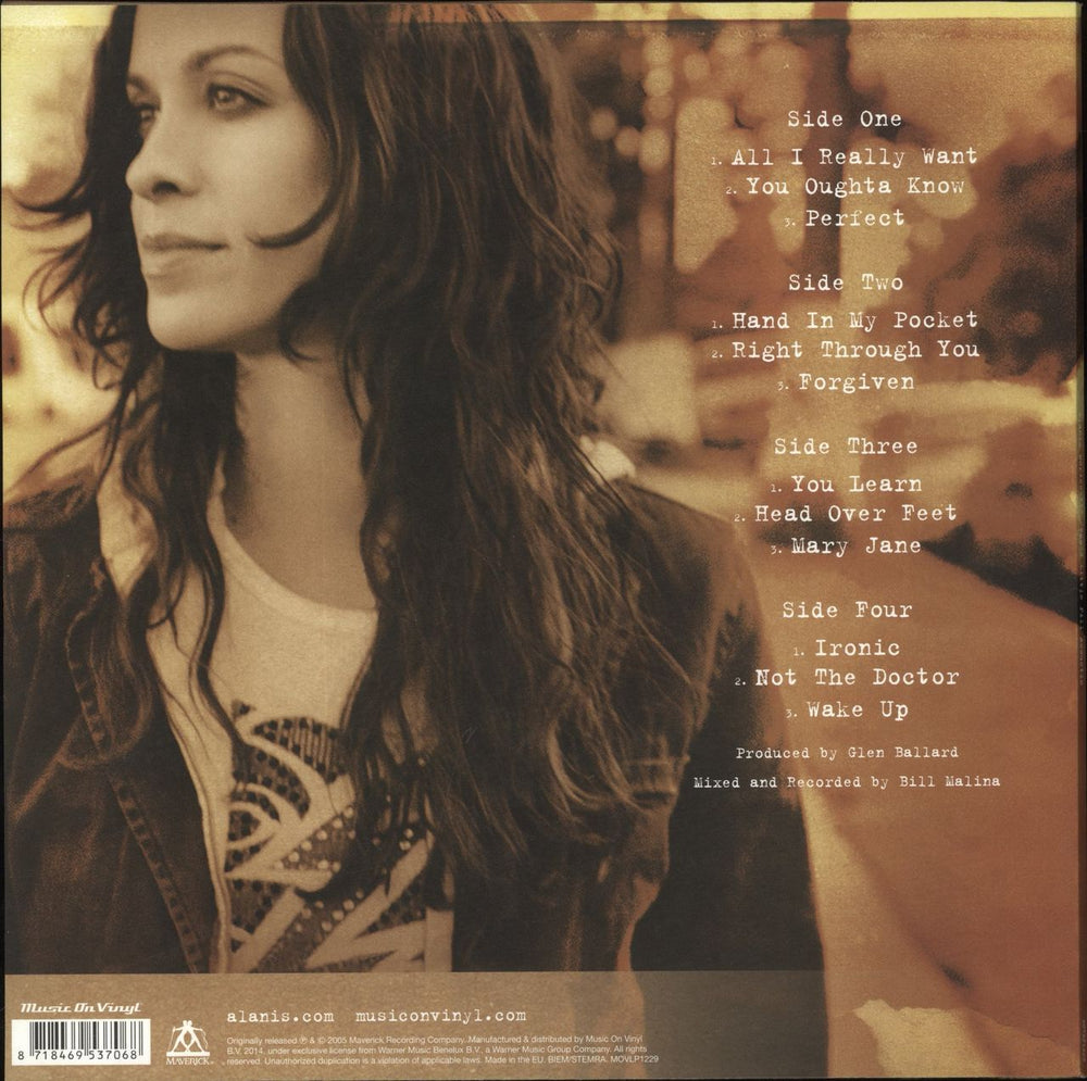 Alanis Morissette Jagged Little Pill Acoustic - 180 Gram Vinyl UK 2-LP vinyl record set (Double LP Album) 8718469537068