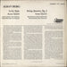 Alban Berg Berg: Lyric Suite For String Quartet ; String Quartet, Op. 3 UK vinyl LP album (LP record) A5ZLPBE841302