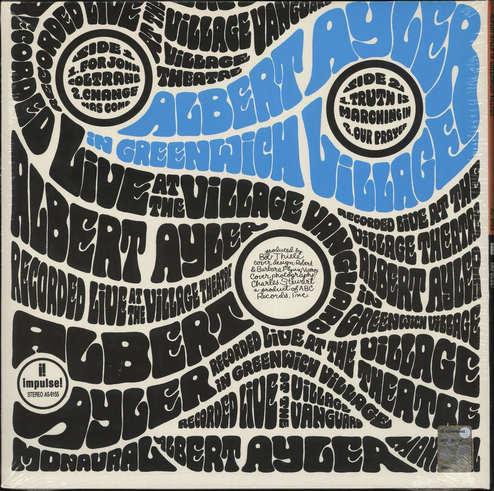 Albert Ayler In Greenwich Village - 180gram Vinyl + Booklet UK vinyl LP album (LP record)