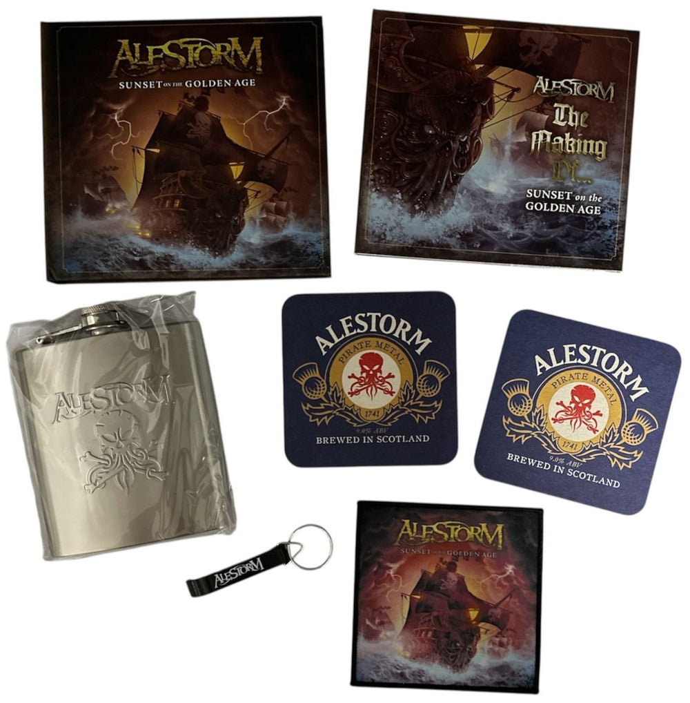 Alestorm Sunset On The Golden Age Austrian CD Album Box Set QMGDXSU873795