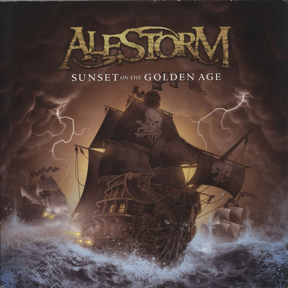Alestorm Sunset On The Golden Age - Gold Vinyl Austrian 2-LP vinyl record set (Double LP Album) NPR546LP