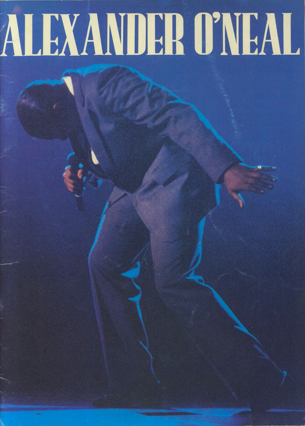 Alexander O'Neal UK Tour 1988 UK tour programme TOUR PROGRAMME