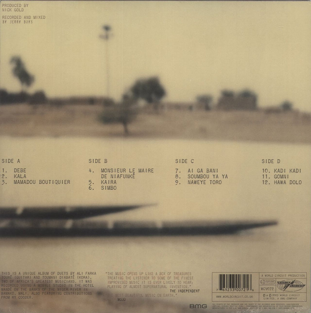 Ali Farka Toure In The Heart Of The Moon UK 2-LP vinyl record set (Double LP Album) 769233007216