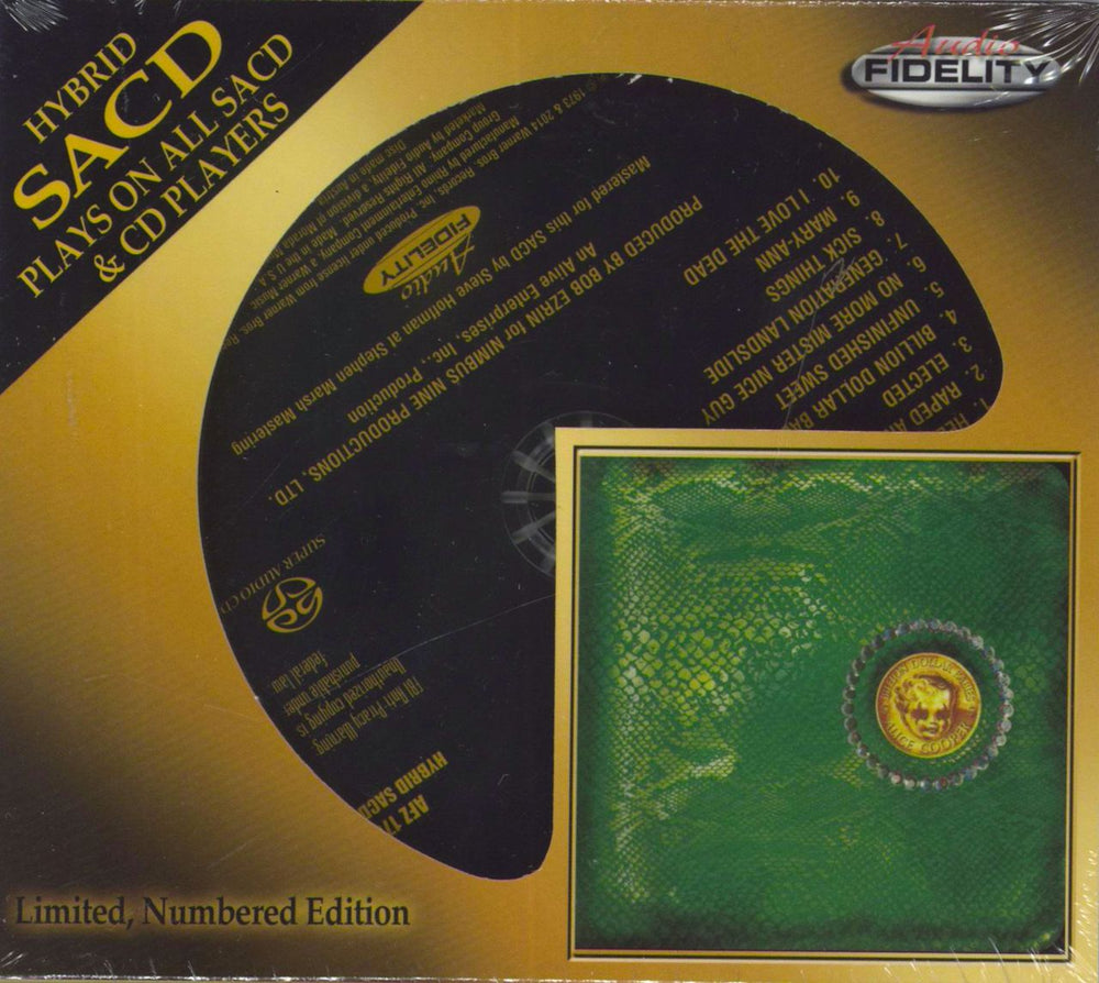 Alice Cooper Billion Dollar Babies - Sealed US super audio CD SACD AFZ170