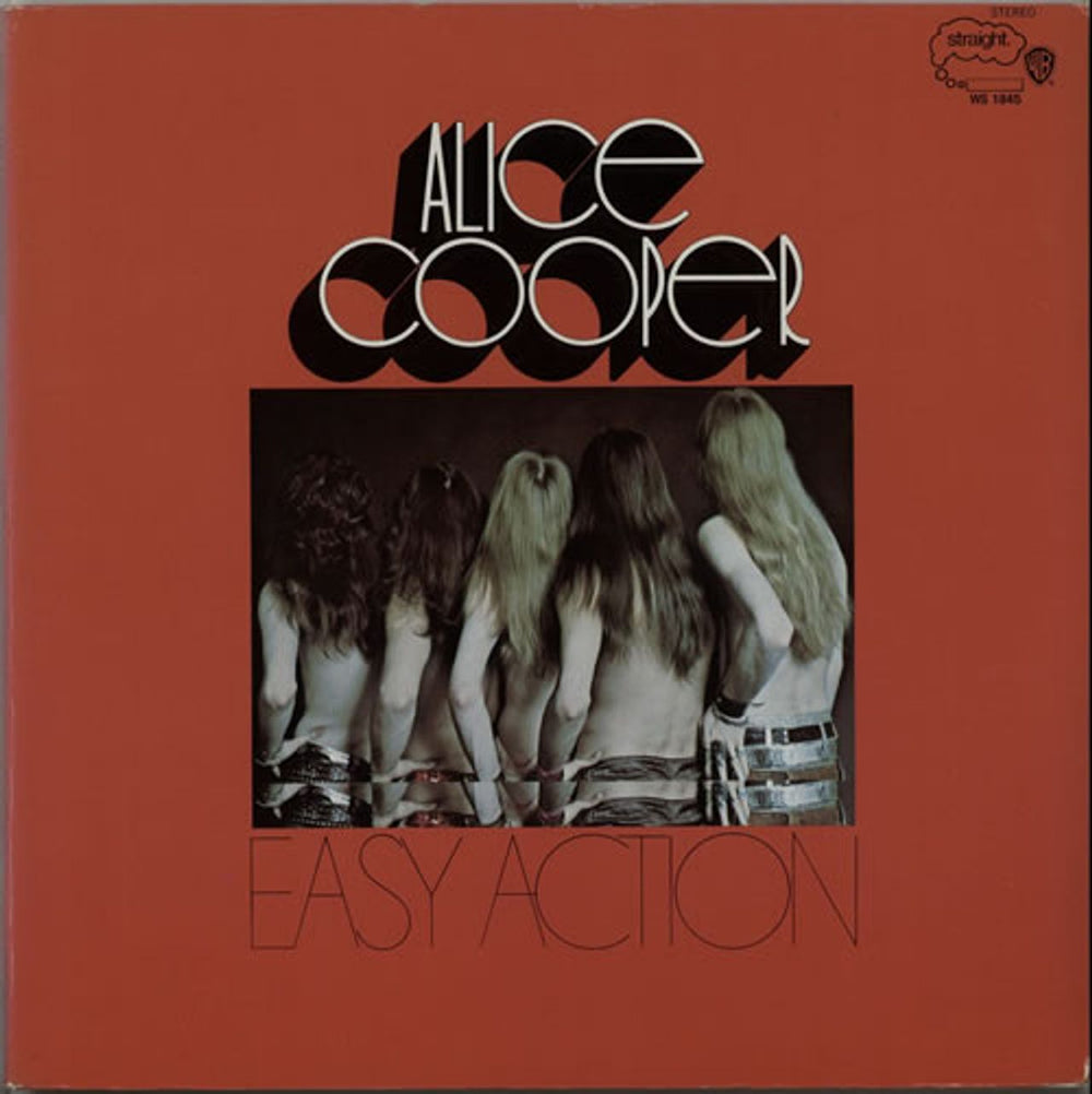 Alice Cooper Easy Action - Burbank label US vinyl LP album (LP record) WS1845
