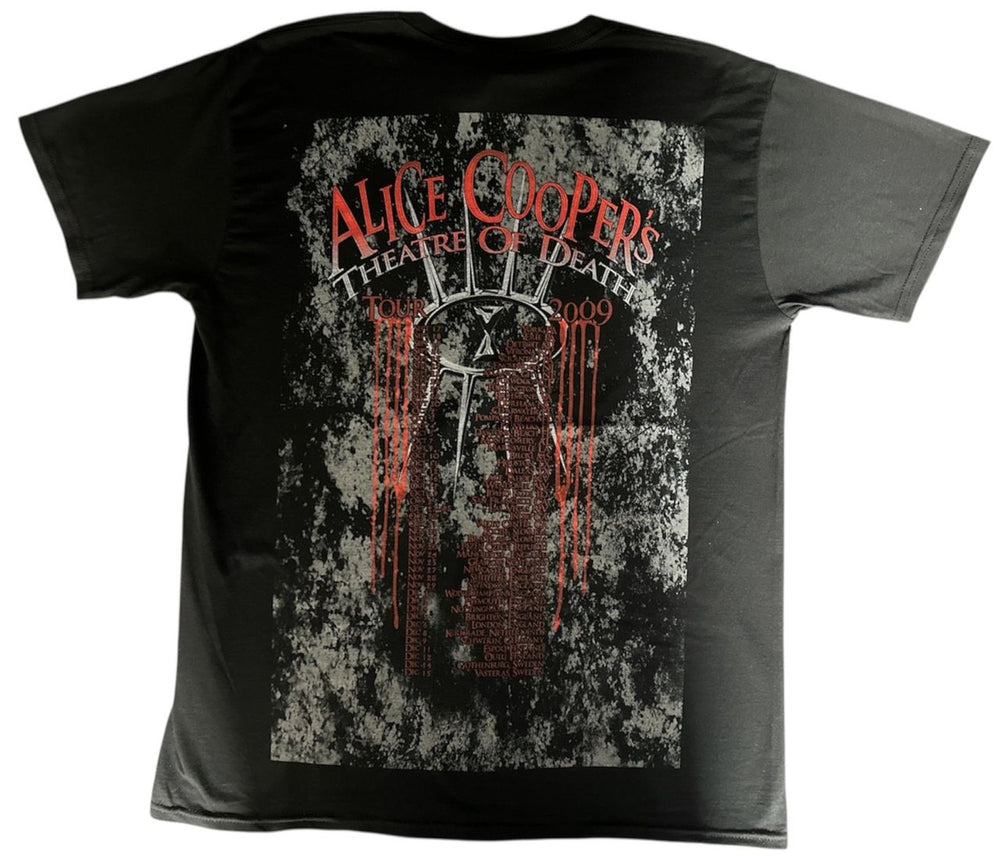 Alice Cooper Theatre Of Death 2009 Tour UK t-shirt