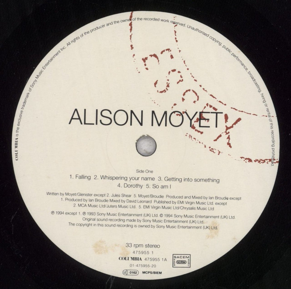 Alison Moyet Essex - Open Shrink UK vinyl LP album (LP record) MOYLPES845084